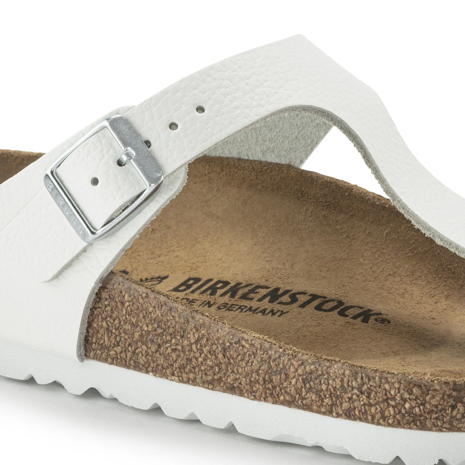 Birkenstock Gizeh Leather White 7 Birkenstock Gizeh Leather White - Image 7