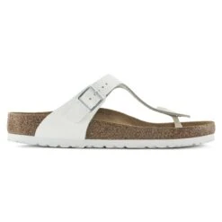 Birkenstock Gizeh Leather White 10 Birkenstock Gizeh Leather White -Birkenstock Sale Store 1024328 side