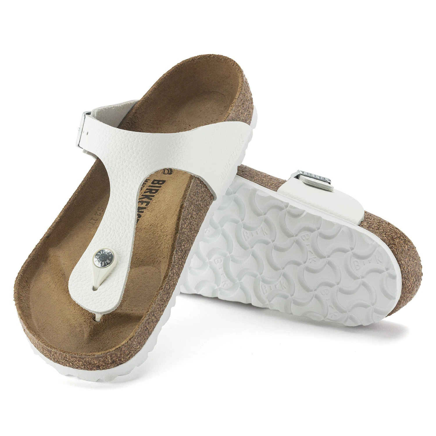 Birkenstock Gizeh Leather White 8 Birkenstock Gizeh Leather White - Image 8