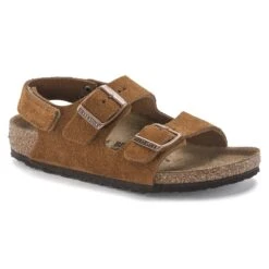 Birkenstock Milano HL Suede Kids Suede Leather Mink