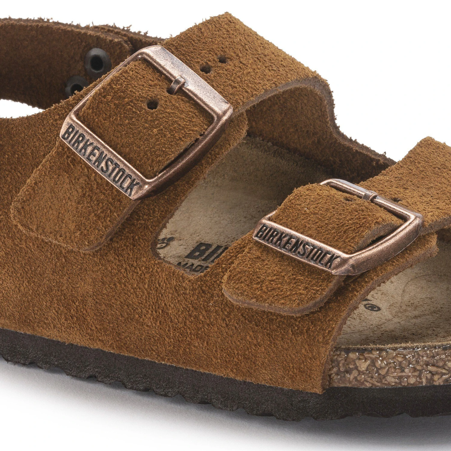 Birkenstock Milano HL Suede Kids Suede Leather Mink 5 Birkenstock Milano HL Suede Kids Suede Leather Mink - Image 5