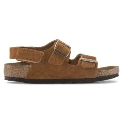 Birkenstock Milano HL Suede Kids Suede Leather Mink 8 Birkenstock Milano HL Suede Kids Suede Leather Mink -Birkenstock Sale Store 1024353 side
