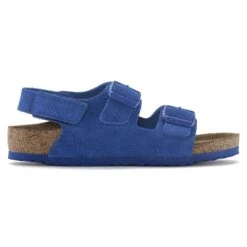 Birkenstock Milano HL Suede Kids Suede Leather Ultra Blue 8 Birkenstock Milano HL Suede Kids Suede Leather Ultra Blue -Birkenstock Sale Store 1024375 side