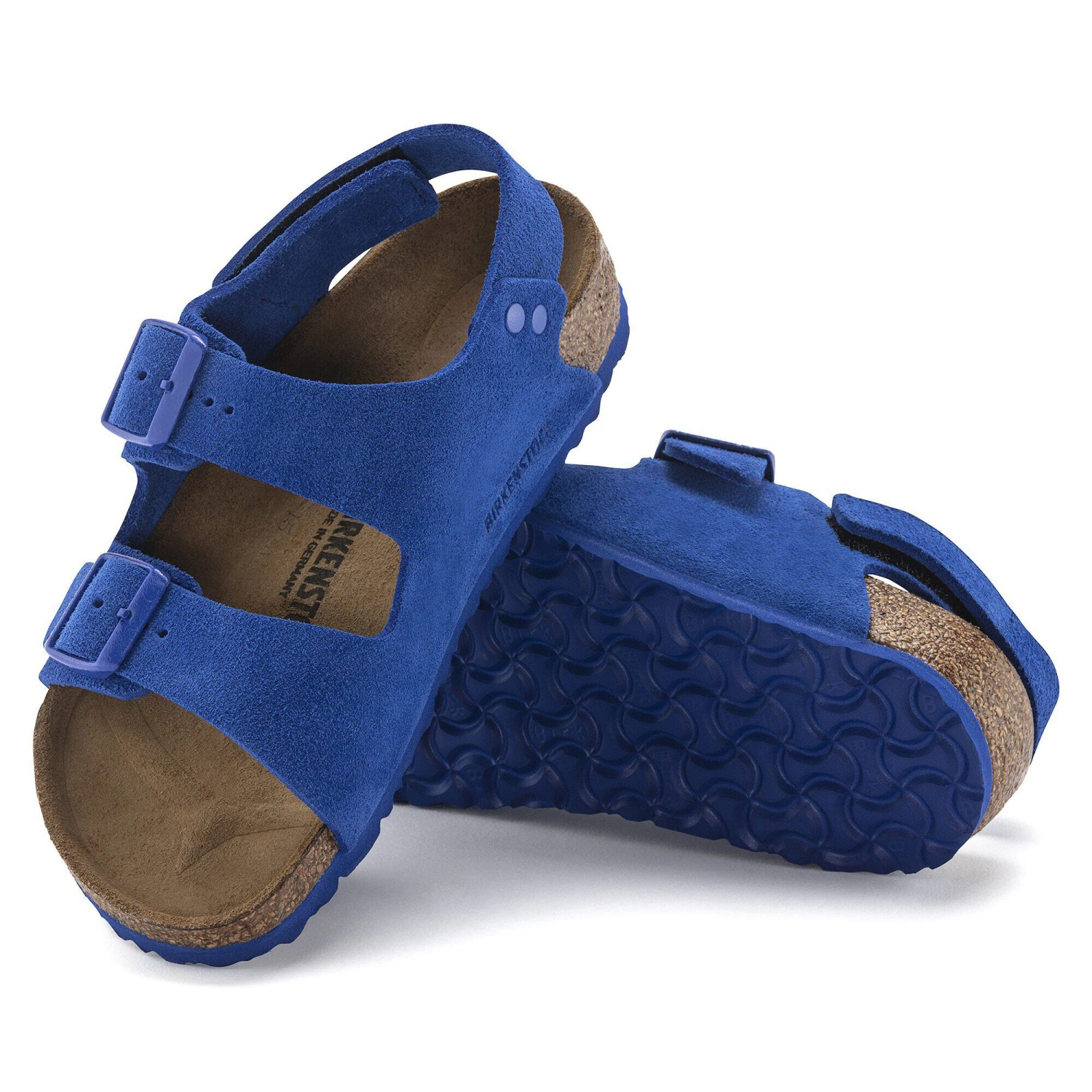 Birkenstock Milano HL Suede Kids Suede Leather Ultra Blue 5 Birkenstock Milano HL Suede Kids Suede Leather Ultra Blue - Image 5