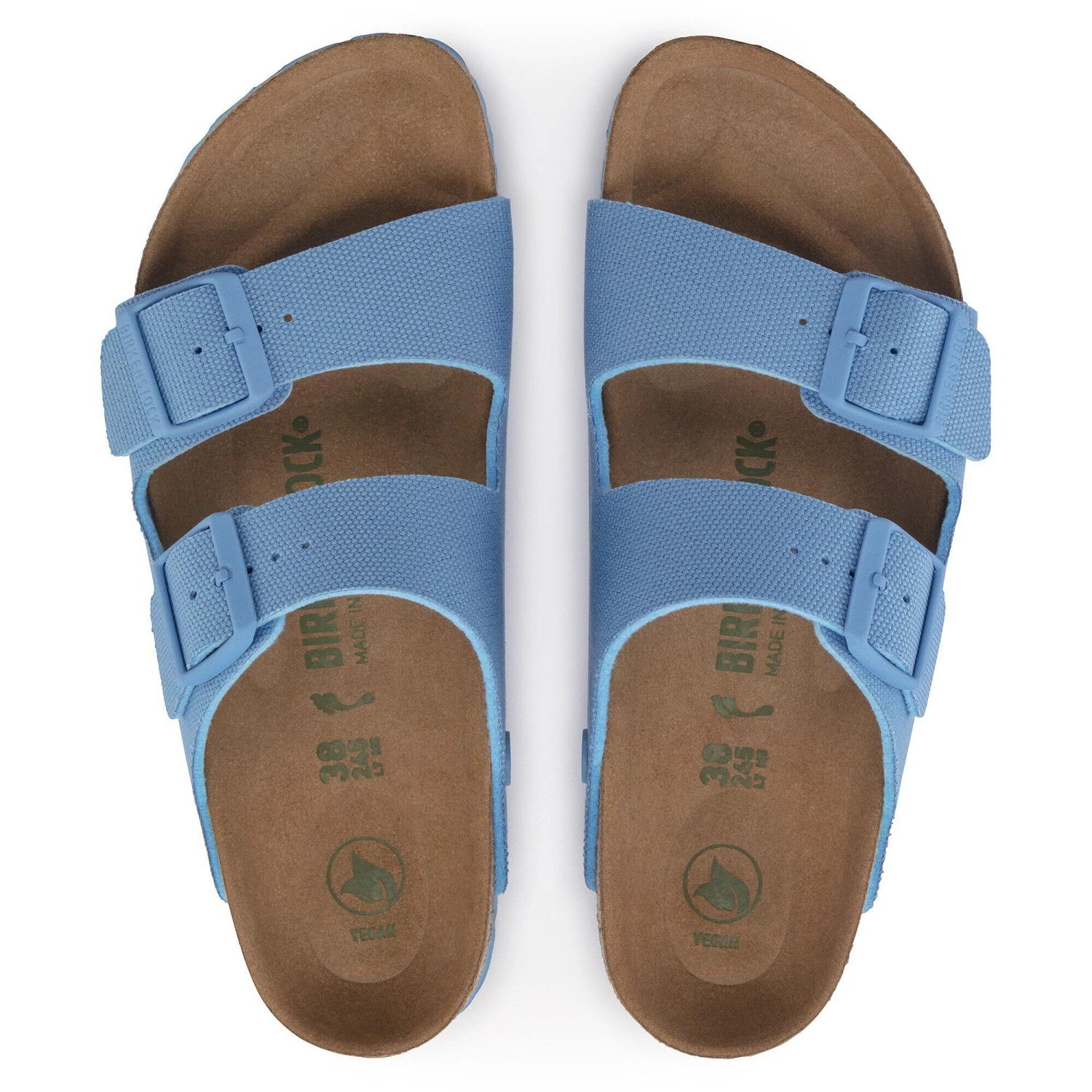 Birkenstock Arizona Vegan Textile Sky Blue 2 Birkenstock Arizona Vegan Textile Sky Blue - Image 2