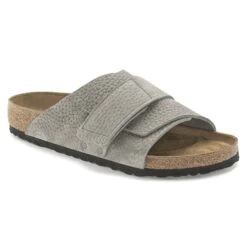 Birkenstock Kyoto Nubuck Leather Desert Buck Whale Gray