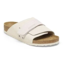 Birkenstock Kyoto Nubuck-Suede Leather Antique White