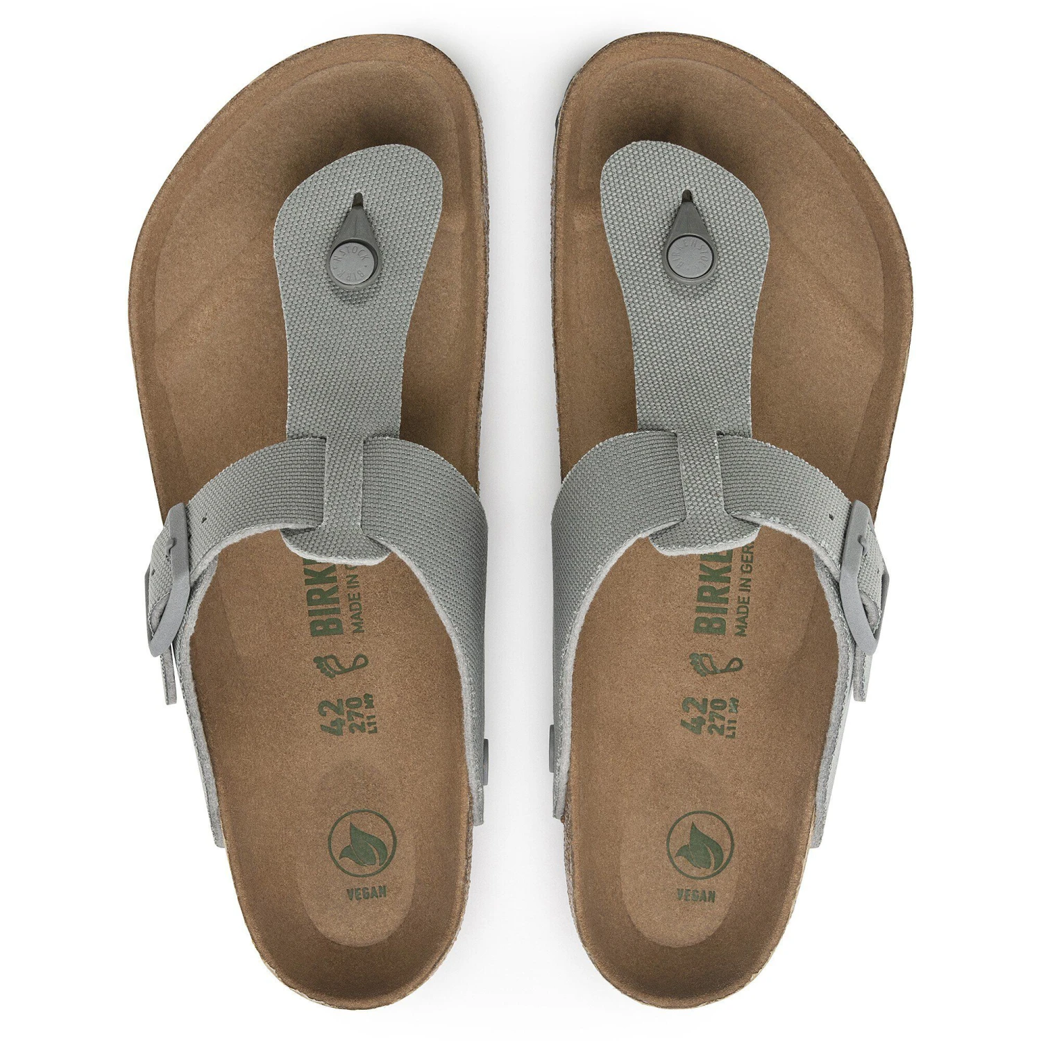 Birkenstock Medina Vegan Textile Stone Coin 2 Birkenstock Medina Vegan Textile Stone Coin - Image 2