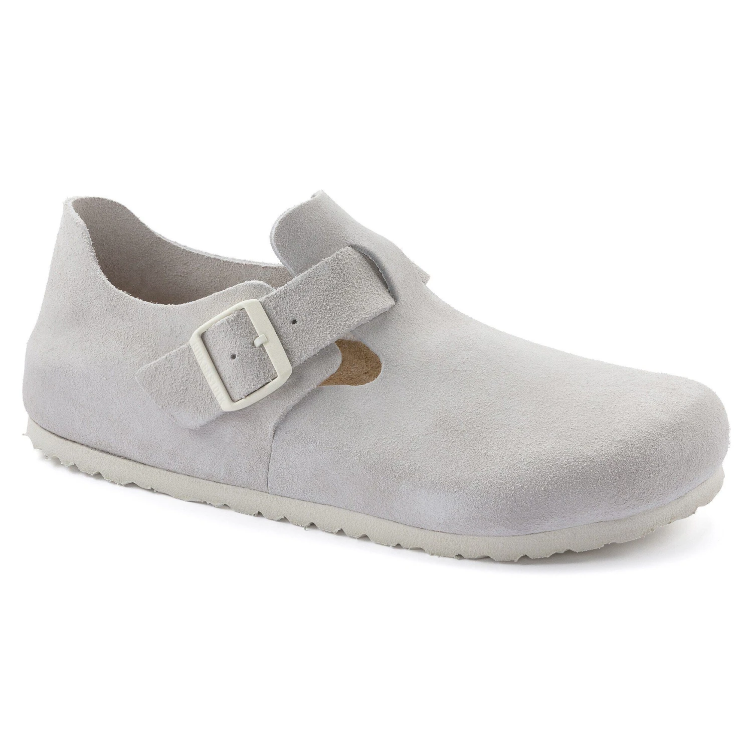 Birkenstock London Suede Leather Antique White 1 Birkenstock London Suede Leather Antique White