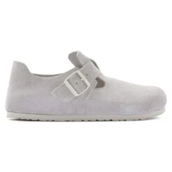Birkenstock London Suede Leather Antique White 9 Birkenstock London Suede Leather Antique White -Birkenstock Sale Store 1024573 side