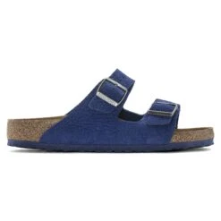 Birkenstock Arizona Nubuck Leather Desert Buck Indigo Blue 10 Birkenstock Arizona Nubuck Leather Desert Buck Indigo Blue -Birkenstock Sale Store 1024574 side