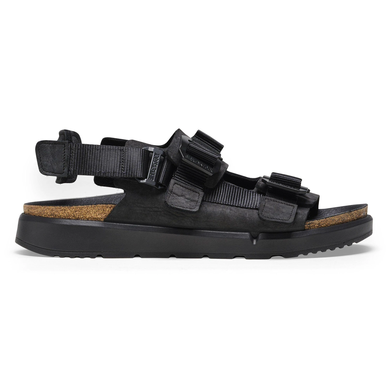 Birkenstock Shinjuku Leather-Textile Black 3 Birkenstock Shinjuku Leather-Textile Black - Image 3
