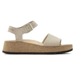 Glenda Suede Leather-Textile Sandcastle -Birkenstock Sale Store 1024615 side