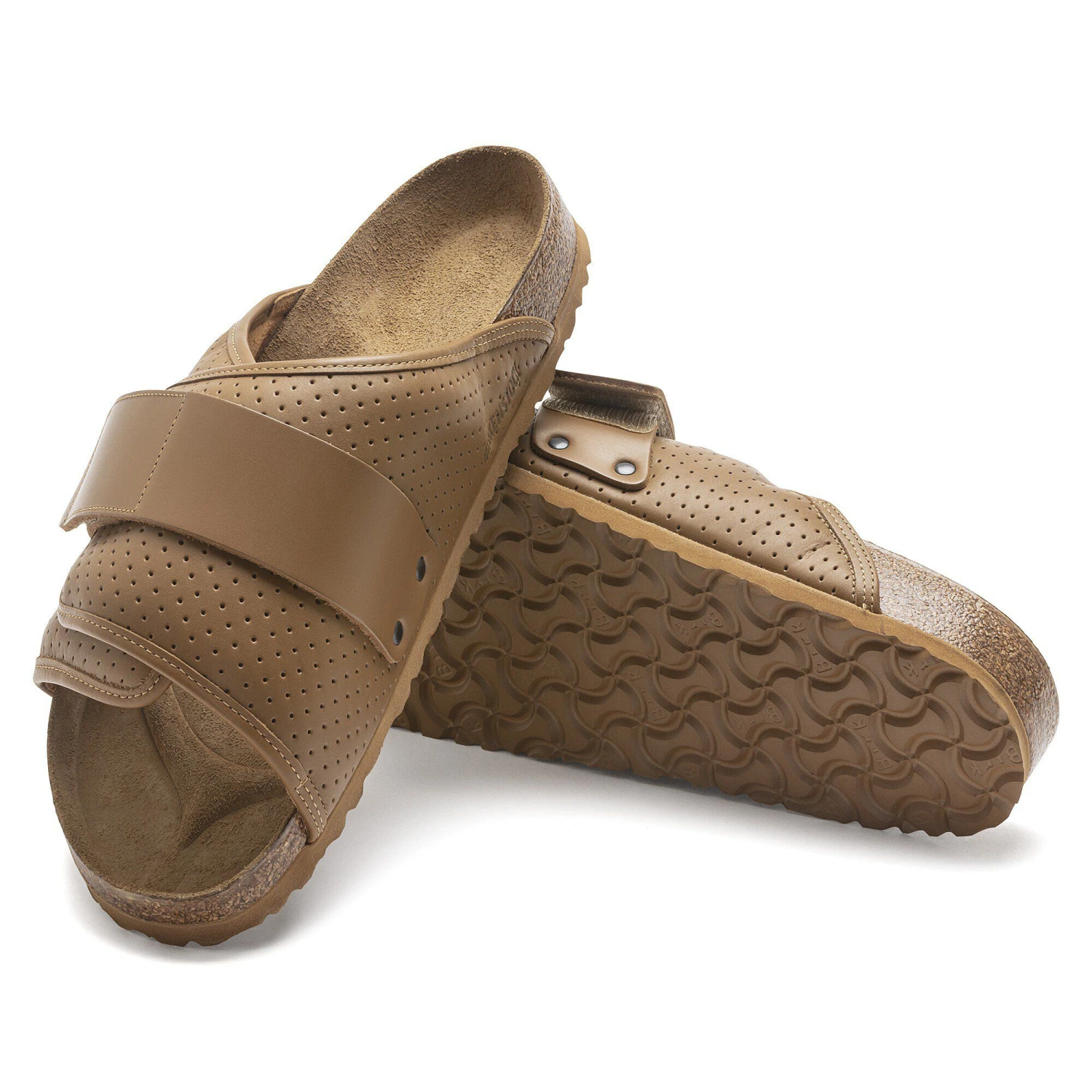 Birkenstock Kyoto Leather Puff Pack Cork Brown 4 Birkenstock Kyoto Leather Puff Pack Cork Brown - Image 4