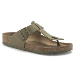 Birkenstock Medina Vegan Textile Faded Khaki
