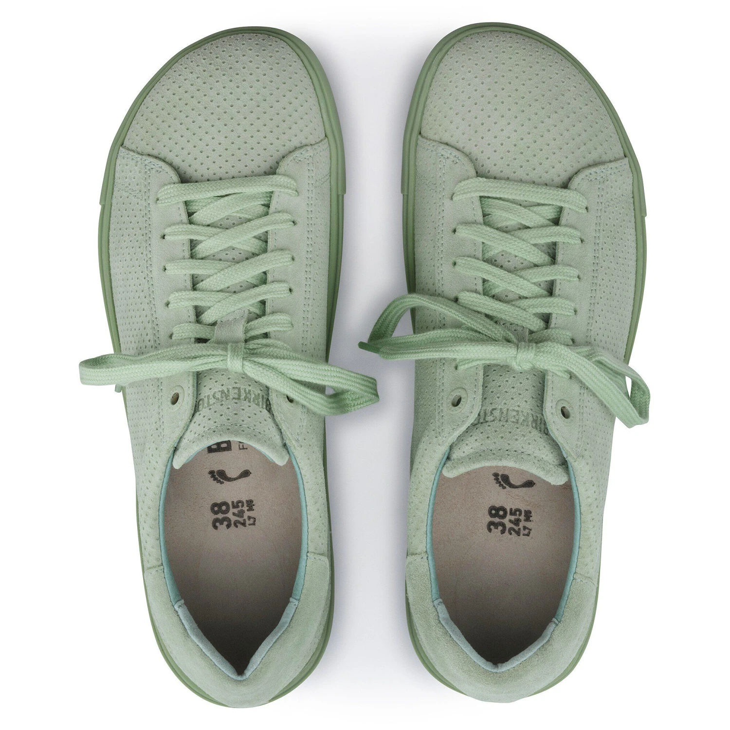 Birkenstock Bend Low Suede Embossed Matcha 2 Birkenstock Bend Low Suede Embossed Matcha - Image 2