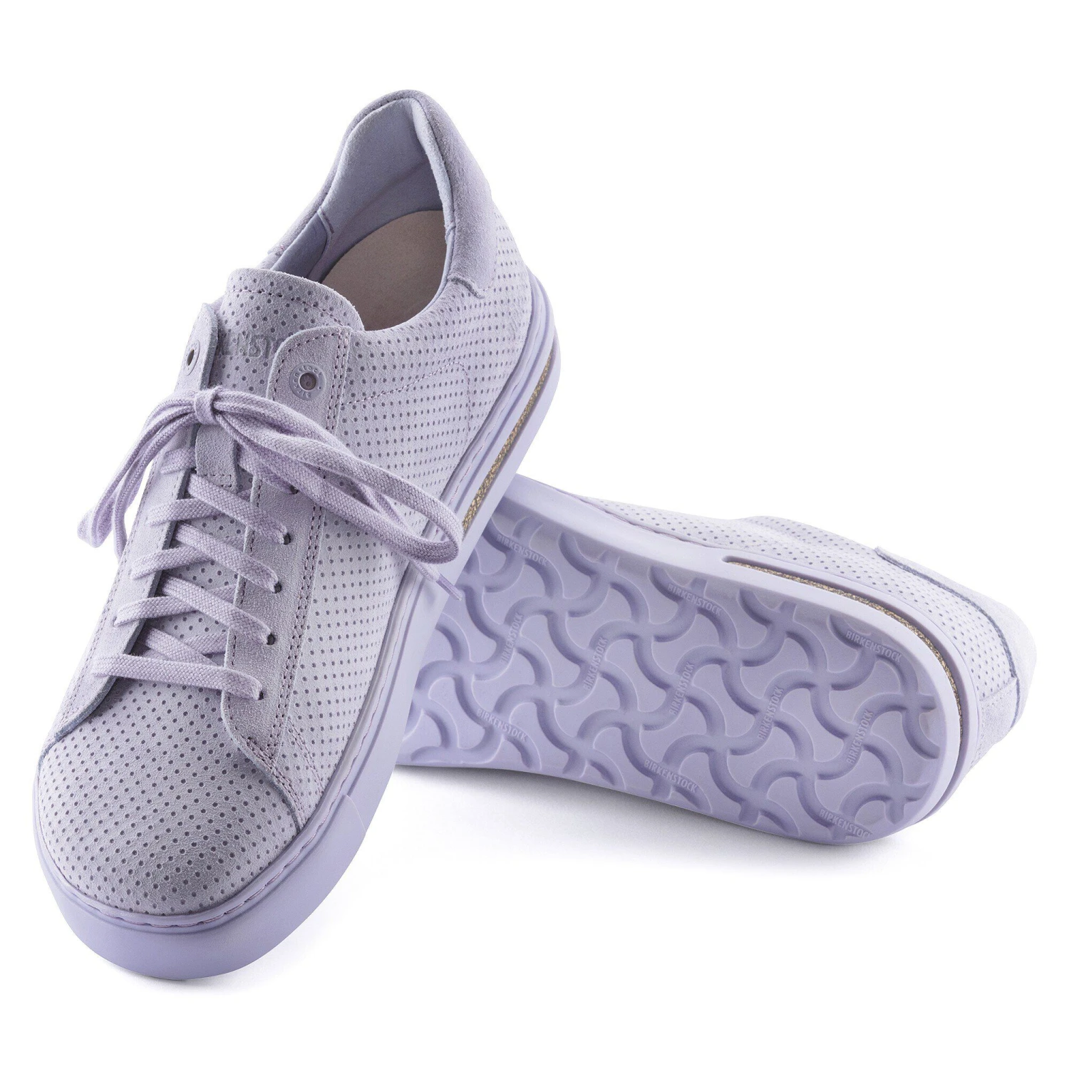 Birkenstock Bend Low Suede Embossed Purple Fog 4 Birkenstock Bend Low Suede Embossed Purple Fog - Image 4