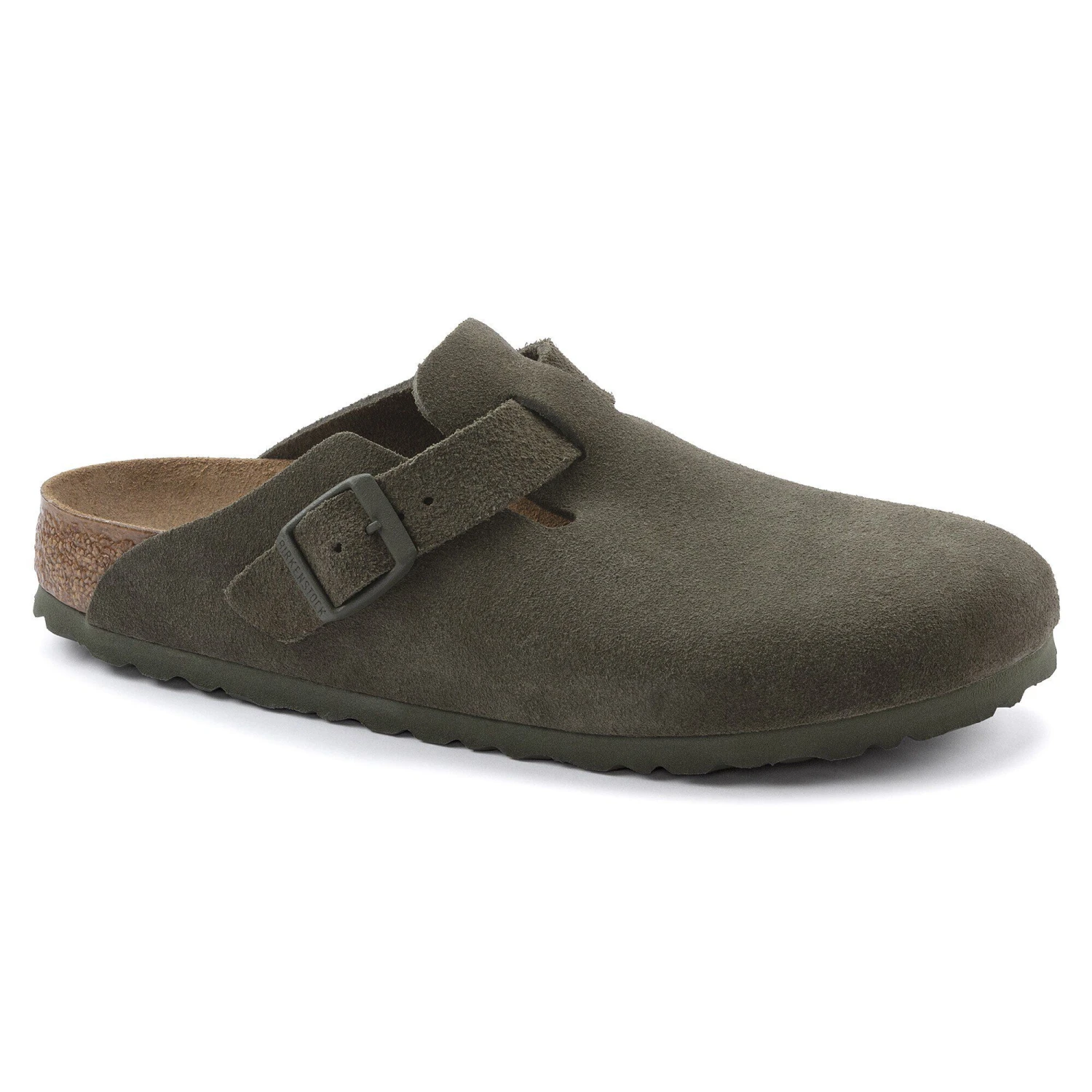 Birkenstock Boston Suede Leather Thyme 1 Birkenstock Boston Suede Leather Thyme
