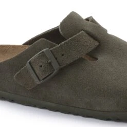 Birkenstock Boston Suede Leather Thyme 18 Birkenstock Boston Suede Leather Thyme -Birkenstock Sale Store 1024714 detail 1