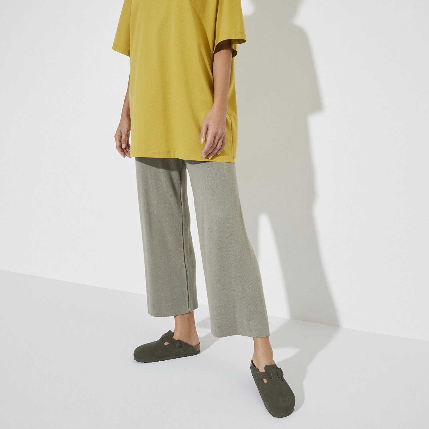 Birkenstock Boston Suede Leather Thyme 8 Birkenstock Boston Suede Leather Thyme - Image 8