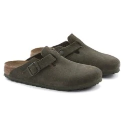 Birkenstock Boston Suede Leather Thyme 20 Birkenstock Boston Suede Leather Thyme -Birkenstock Sale Store 1024714 pair