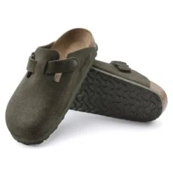 Birkenstock Boston Suede Leather Thyme 21 Birkenstock Boston Suede Leather Thyme -Birkenstock Sale Store 1024714 sole