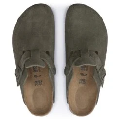 Birkenstock Boston Suede Leather Thyme 14 Birkenstock Boston Suede Leather Thyme -Birkenstock Sale Store 1024714 top