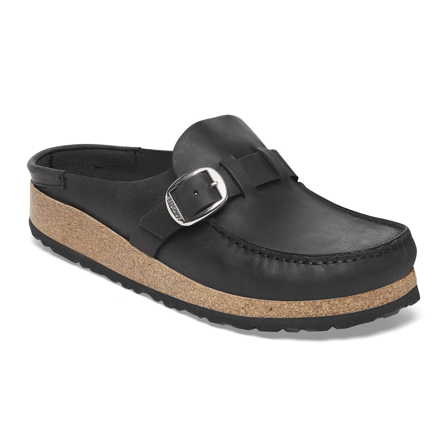 Birkenstock Buckley Oiled Leather Black 2 Birkenstock Buckley Oiled Leather Black - Image 2