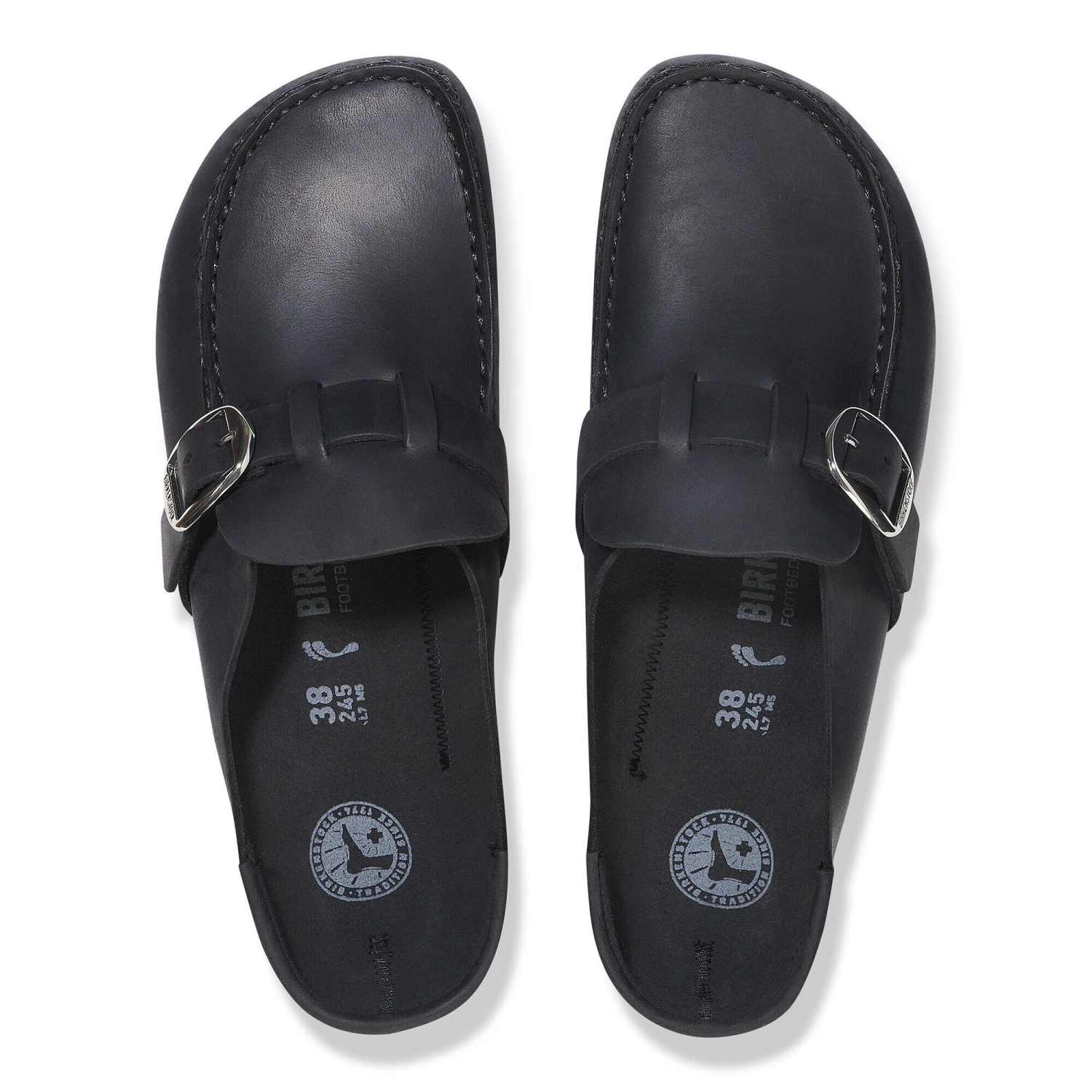 Birkenstock Buckley Oiled Leather Black 4 Birkenstock Buckley Oiled Leather Black - Image 4