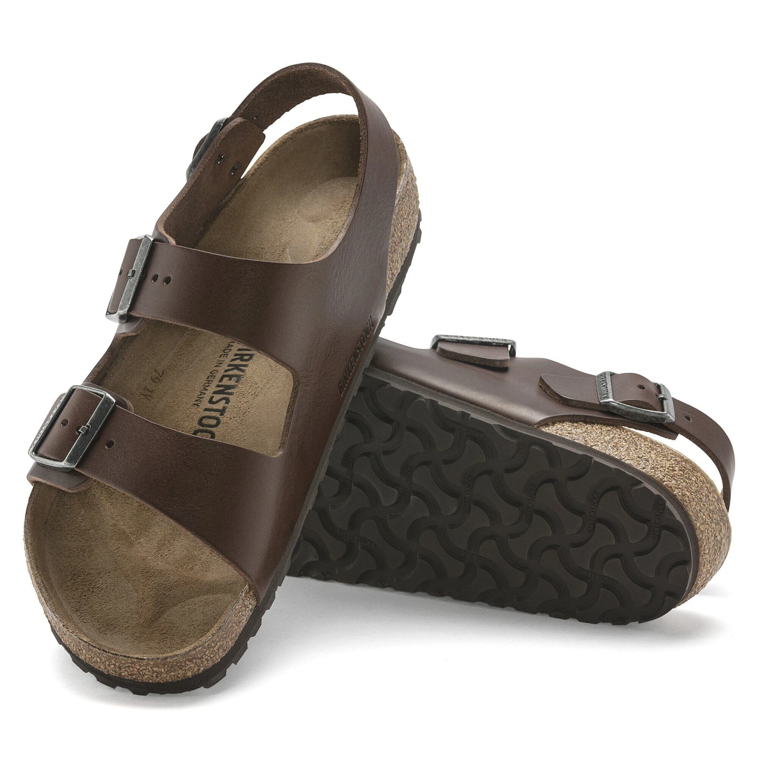 Birkenstock Milano Leather Vintage Wood Roast 8 Birkenstock Milano Leather Vintage Wood Roast - Image 8