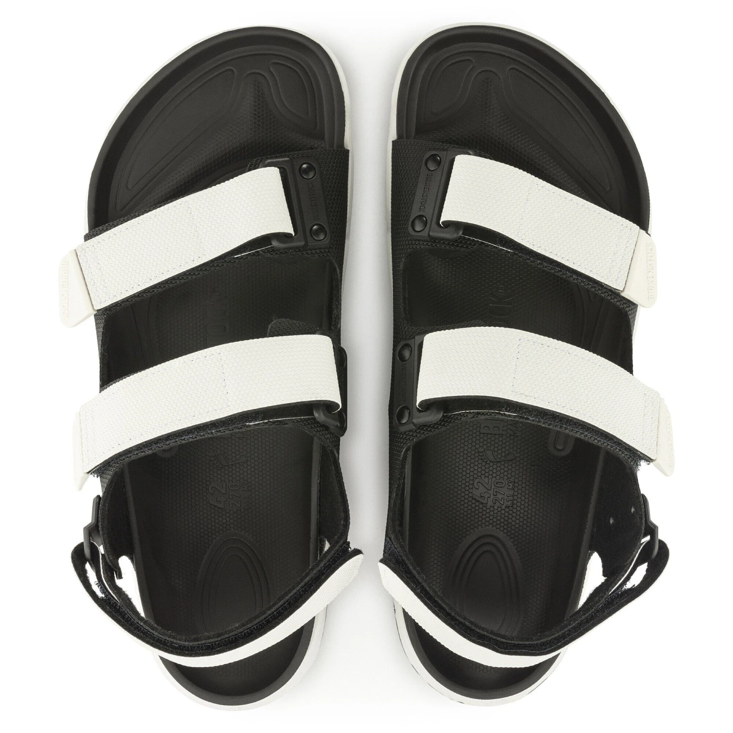 Birkenstock Tatacoa Birko-Flor Futura Black/White 2 Birkenstock Tatacoa Birko-Flor Futura Black/White - Image 2