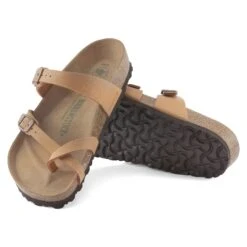 Birkenstock Mayari Vegan Birkibuc Pecan -Birkenstock Sale Store 1025007 sole