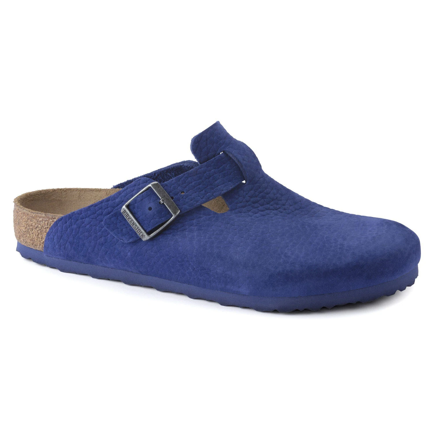 Birkenstock Boston Nubuck Leather Indigo Blue 1 Birkenstock Boston Nubuck Leather Indigo Blue