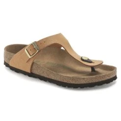 Birkenstock Gizeh Vegan Birkibuc Pecan