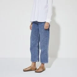 Birkenstock Gizeh Vegan Birkibuc Pecan -Birkenstock Sale Store 1025049 f look f