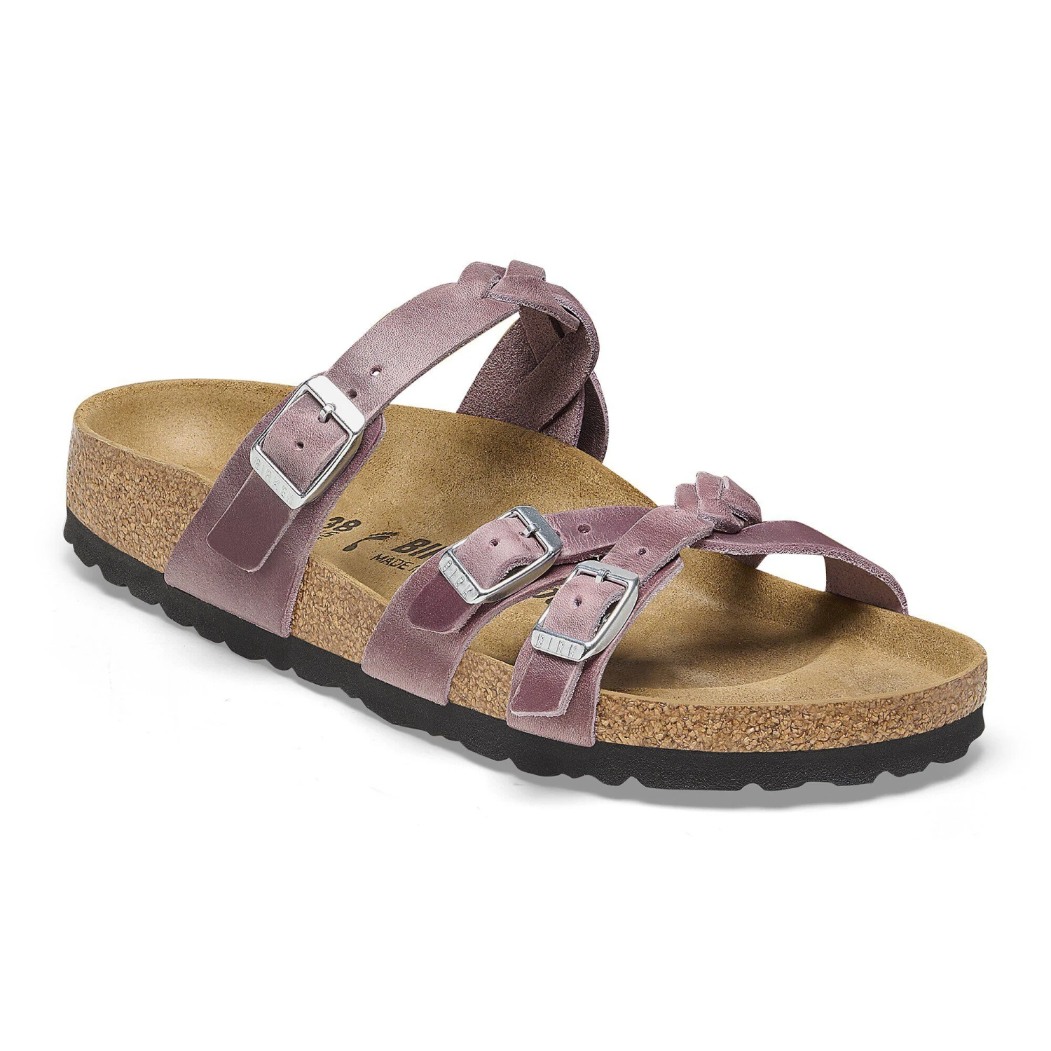 Birkenstock Franca Braided Oiled Leather Lavender 1 Birkenstock Franca Braided Oiled Leather Lavender