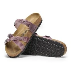 Birkenstock Franca Braided Oiled Leather Lavender 15 Birkenstock Franca Braided Oiled Leather Lavender -Birkenstock Sale Store 1025073 sole