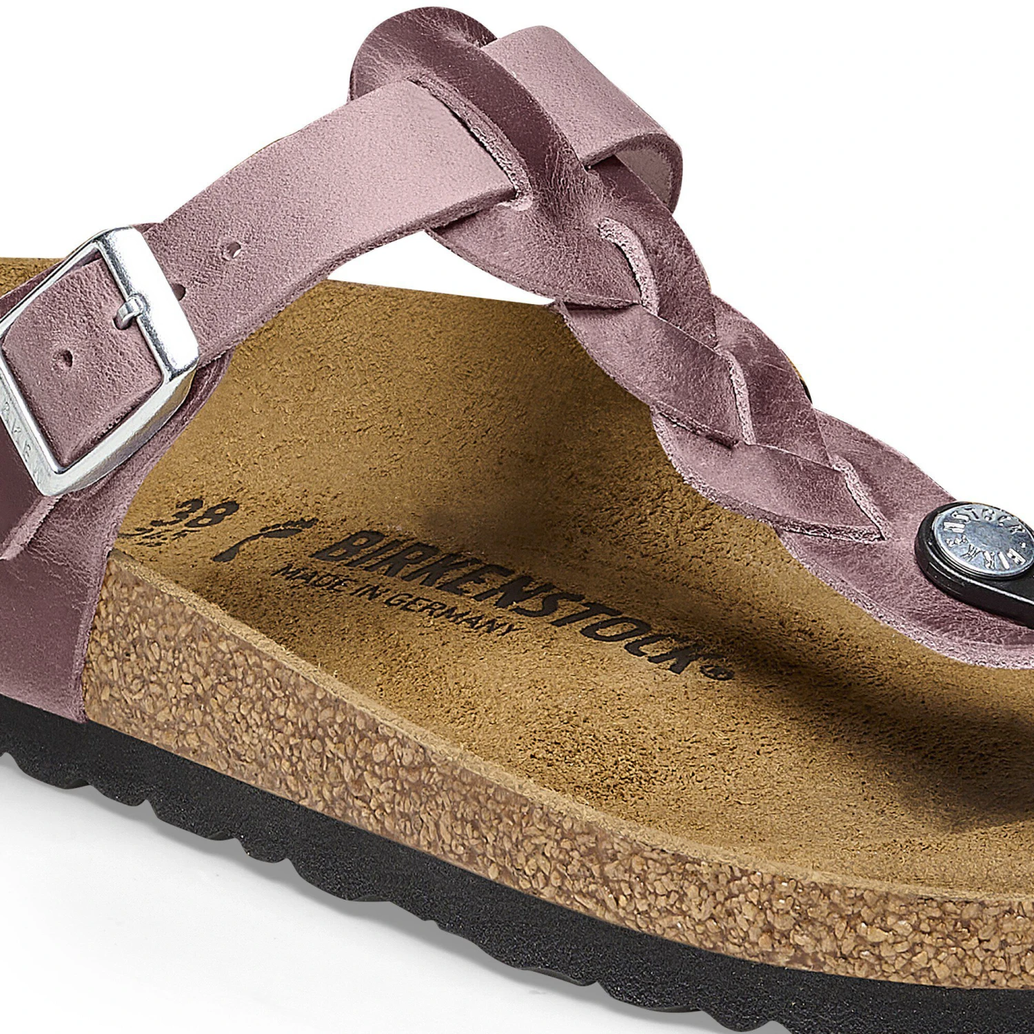Birkenstock Gizeh Braided Oiled Leather Lavender 6 Birkenstock Gizeh Braided Oiled Leather Lavender - Image 6