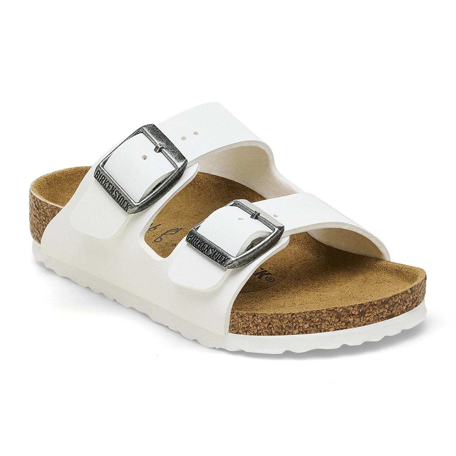 Birkenstock Arizona Kids Birko-Flor White 2 Birkenstock Arizona Kids Birko-Flor White - Image 2