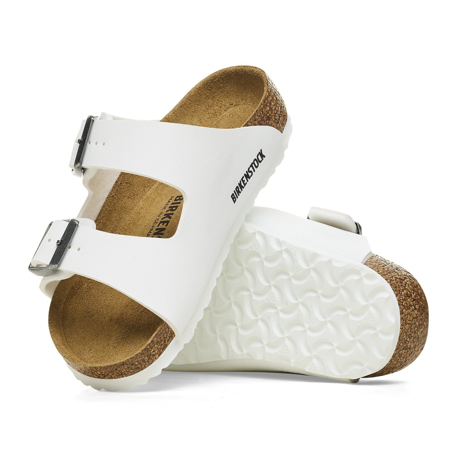 Birkenstock Arizona Kids Birko-Flor White 12 Birkenstock Arizona Kids Birko-Flor White - Image 12
