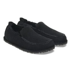 Birkenstock Utti Shearling Suede Leather Black -Birkenstock Sale Store 1025176 pair
