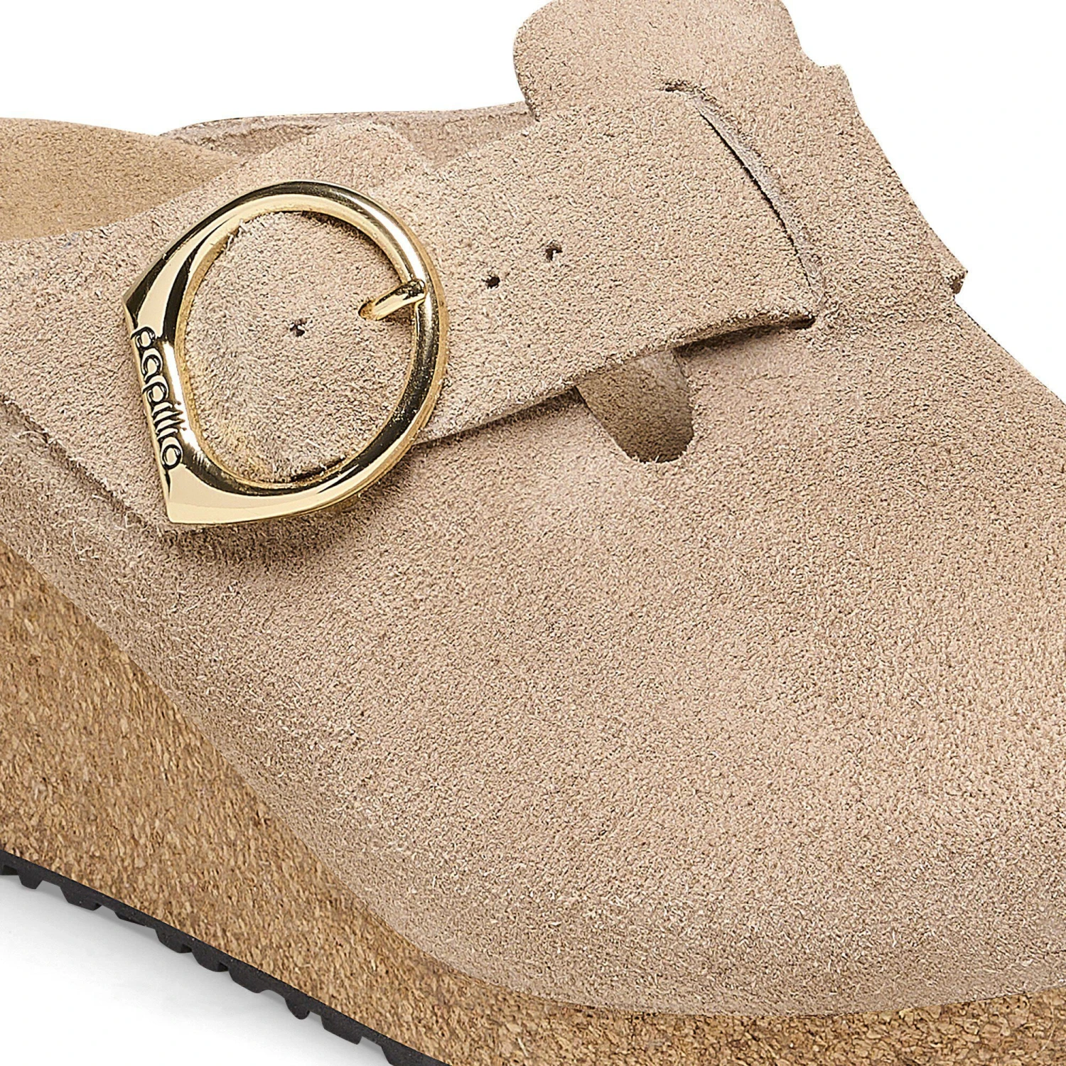 Fanny Ring-Buckle Suede Leather Warm Sand 6 Fanny Ring-Buckle Suede Leather Warm Sand - Image 6