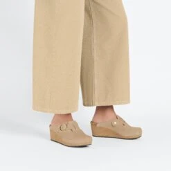 Fanny Ring-Buckle Suede Leather Warm Sand 14 Fanny Ring-Buckle Suede Leather Warm Sand -Birkenstock Sale Store 1025278 f look f