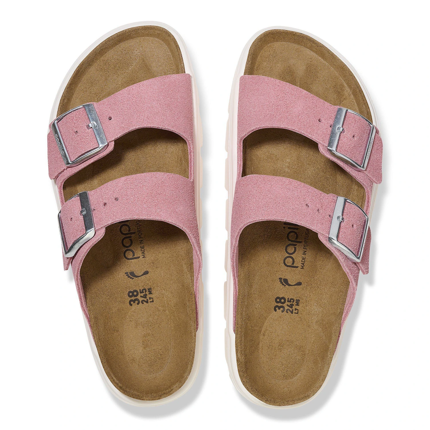 Arizona Chunky Suede Leather Candy Pink 2 Arizona Chunky Suede Leather Candy Pink - Image 2