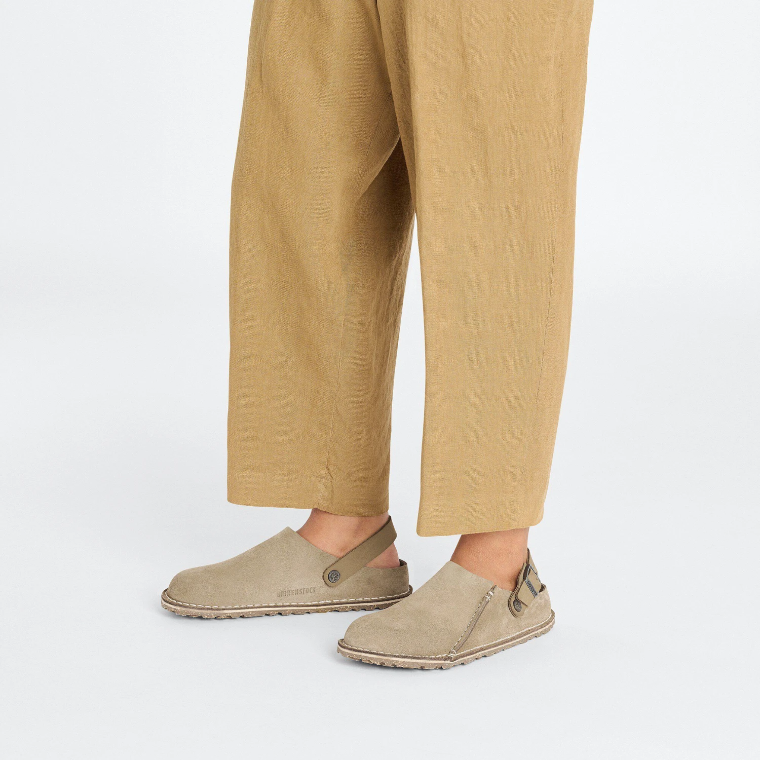 Birkenstock Lutry Premium Suede Suede Leather Gray Taupe 5 Birkenstock Lutry Premium Suede Suede Leather Gray Taupe - Image 5