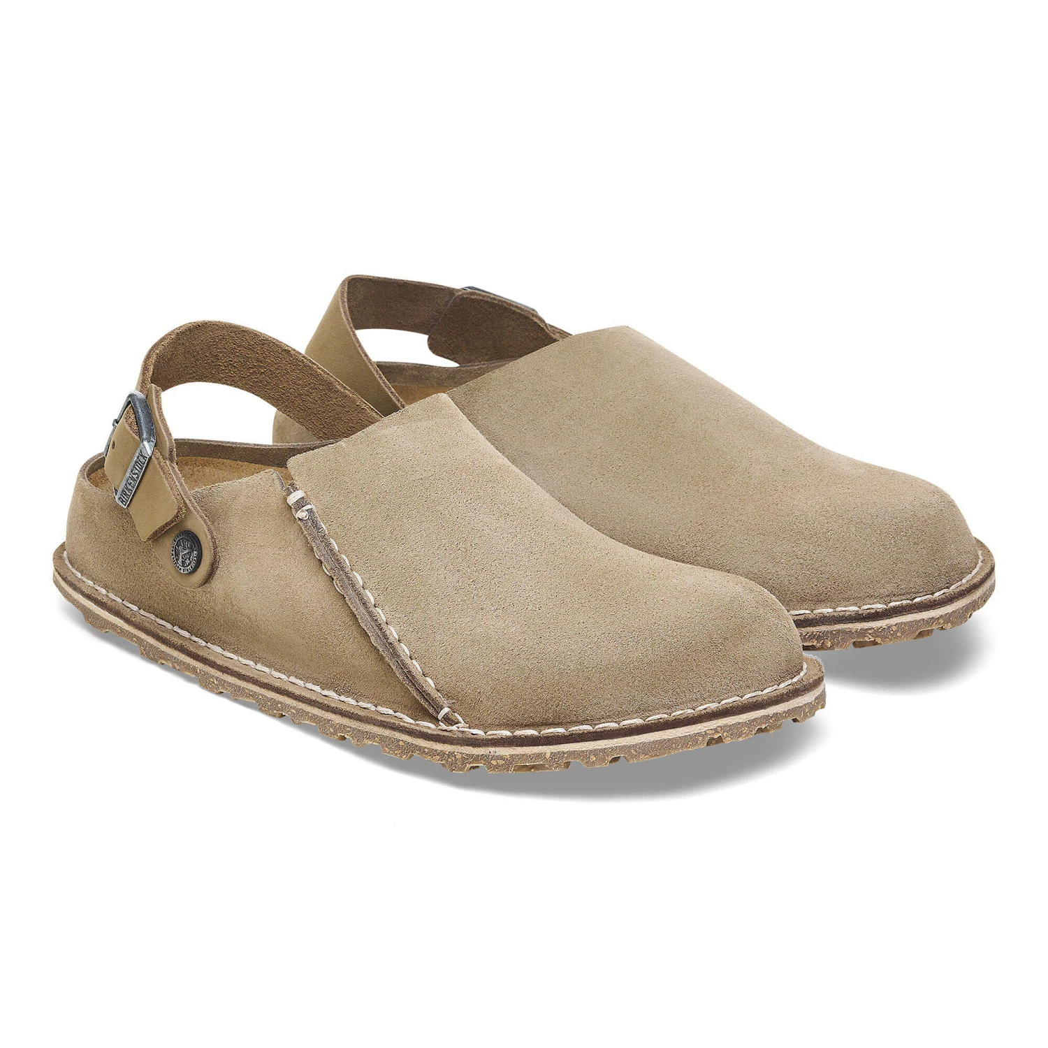 Birkenstock Lutry Premium Suede Suede Leather Gray Taupe 4 Birkenstock Lutry Premium Suede Suede Leather Gray Taupe - Image 4