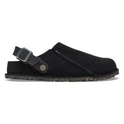 Birkenstock Lutry Premium Suede Suede Leather Black -Birkenstock Sale Store 1025323 side