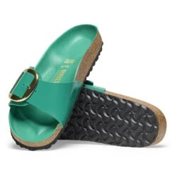 Birkenstock Madrid Big Buckle Natural Leather Patent High Shine Digital Green 10 Birkenstock Madrid Big Buckle Natural Leather Patent High Shine Digital Green -Birkenstock Sale Store 1025333 sole