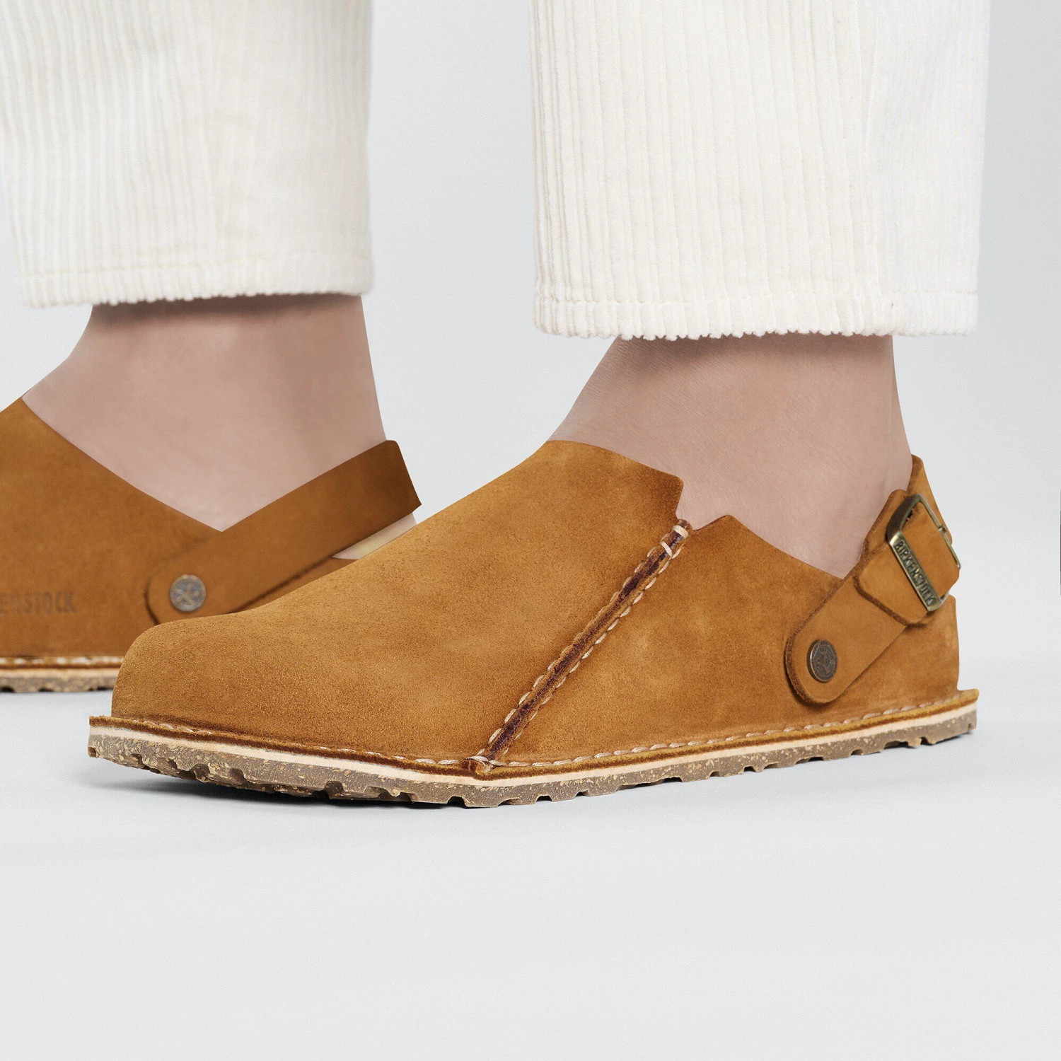 Birkenstock Lutry Premium Suede Suede Leather Mink 4 Birkenstock Lutry Premium Suede Suede Leather Mink - Image 4