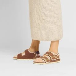 Birkenstock Milano Big Buckle Shearling Oiled Leather Cognac 14 Birkenstock Milano Big Buckle Shearling Oiled Leather Cognac -Birkenstock Sale Store 1025379 f look f